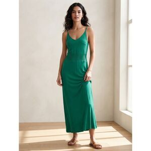 Moda International Women's Green Maxi Dress